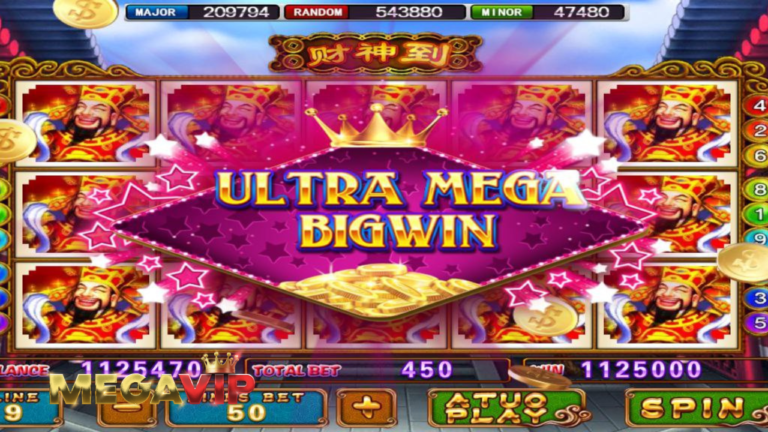 Ultra Mega Bigwin on God of Wealth Mega888